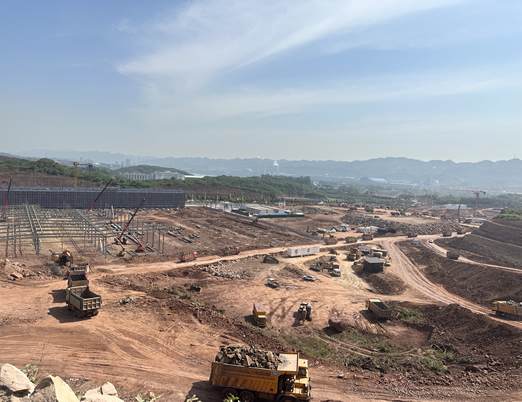 重庆枢纽港产业园土石方工程