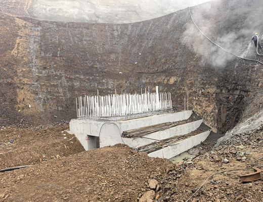 雷波县杉树堡水库工程爆破振动检测