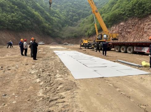 河南伏虎峰实业爆炸焊接复合板爆破检测